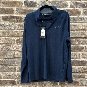 Under Armour Golf quarter zip, navy lightweight